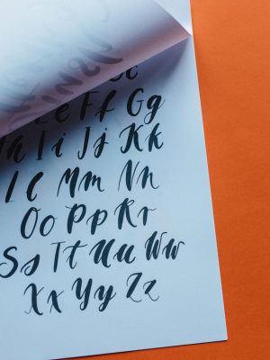 ALFABET Z BRUSHLETTERINGU