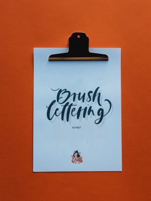 ALFABET Z BRUSHLETTERINGU