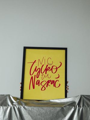 PLAKAT NIC TYLKO TU NASRAĆ – wersja 2